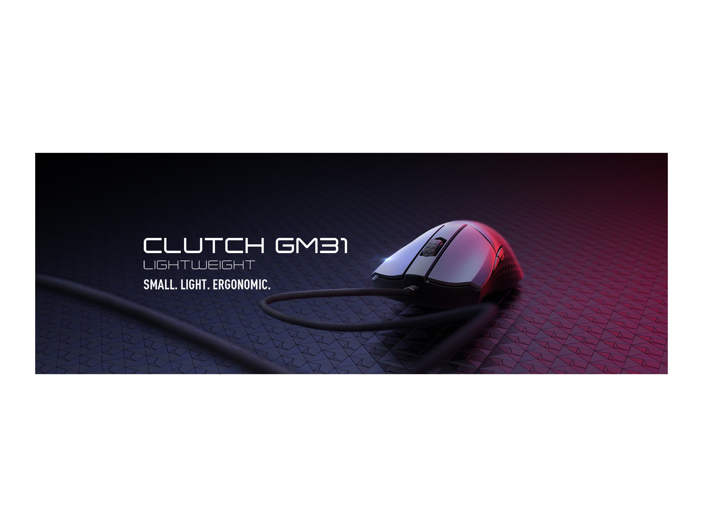 MSI Clutch GM31 - Maus - ergonomisch - optisch