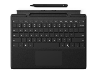 Microsoft Surface Pro Keyboard - Tastatur - mit Trackpad Beschleunigungsmesser Surface Slim Pen 2 Ablage- und Ladeschale