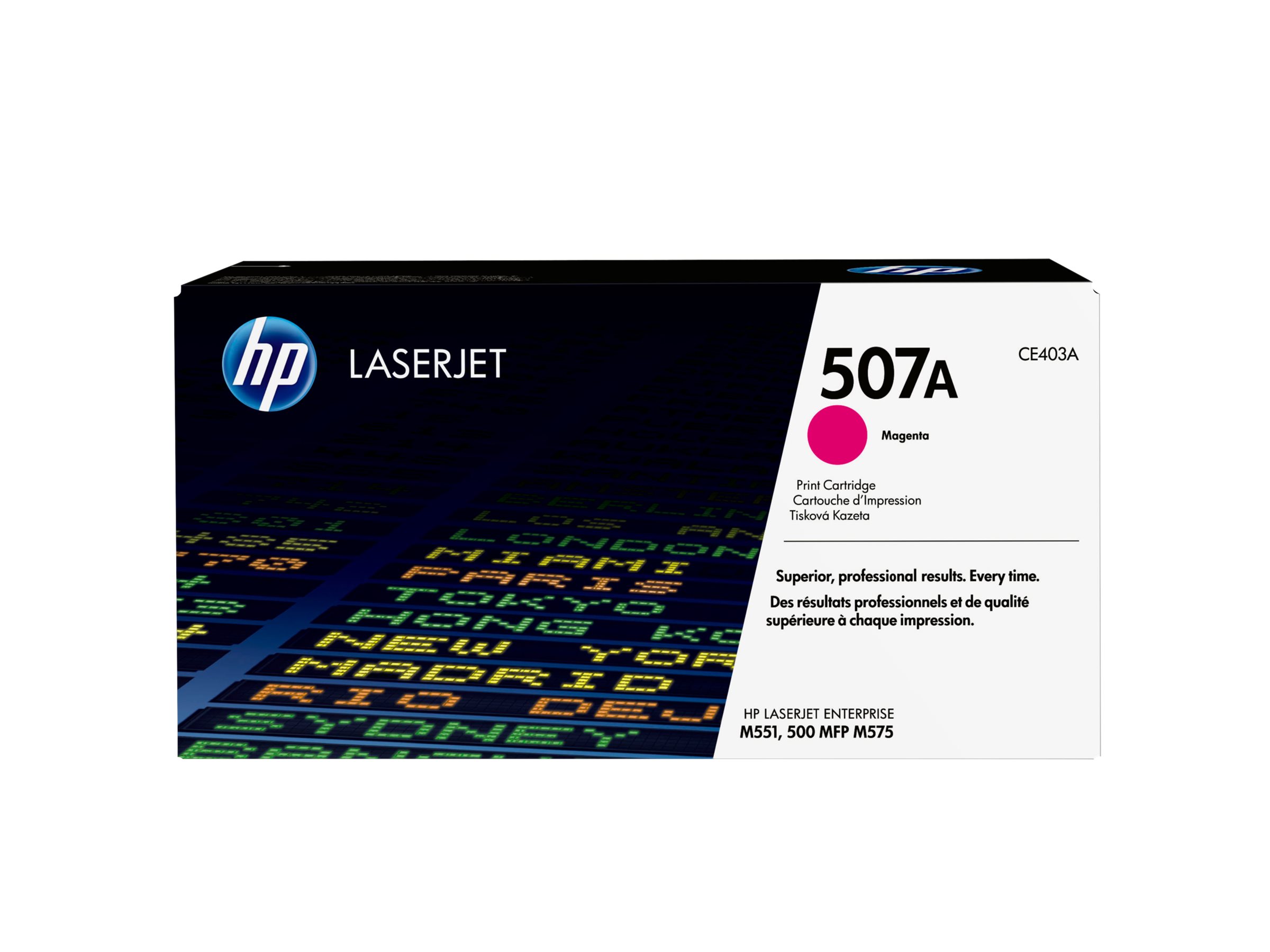 HP 507A - Magenta - original - LaserJet - Tonerpatrone (CE403A)