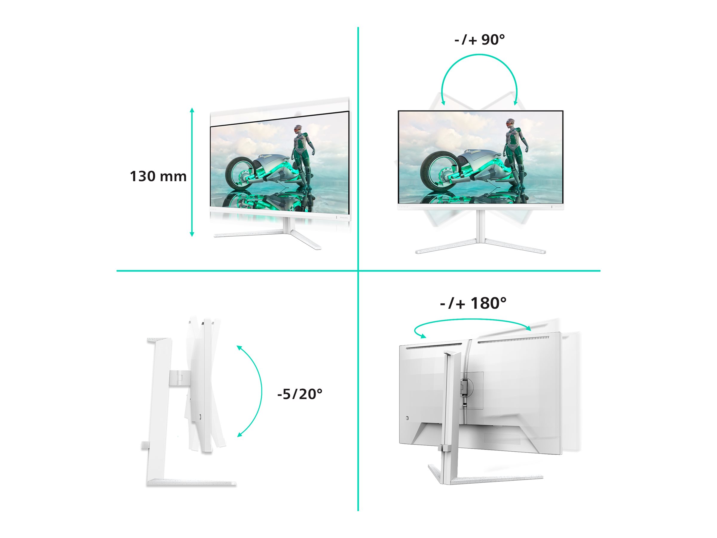 Philips Evnia 3000 27M2N3501PA - LED-Monitor - Gaming - 68.5 cm (27")