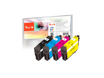 Peach 320117 - Tinte auf Pigmentbasis - Schwarz - Cyan - Magenta - Gelb - Epson - Multi pack - Epson Expression Home XP-235 - XP-245 - XP-247 - XP-332 - XP-335 - XP-342 - XP-345 - XP-432 - XP-435... - 62 ml