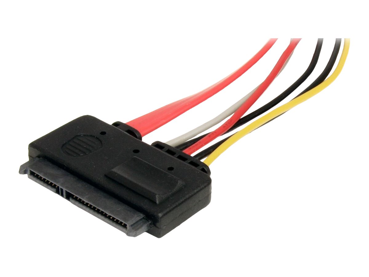 StarTech.com SATA Verlängerung 30cm - 22pin Kombikabel Stecker  Buchse - internes S-ATA Daten- Strom Verlängerungskabel - SATA-Verlängerungskabel - SATA Combo (W)