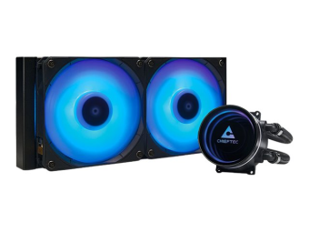 Chieftec Iceberg 240 - Prozessor-Flüssigkeitskühlsystem - Kühlergröße 240 mm - (für LGA1150, LGA1151, LGA1155, LGA1156, LGA1200, LGA1700, LGA1851, AM2, AM2+, AM3+, AM4, AM5, FM1, FM2, FM2+)