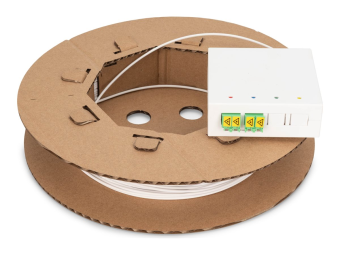 DIGITUS Fttx Installationskit, Vorkonfektioniert, 4-Faser, LCAPC Stecker, Länge 70m