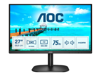 AOC 27B2AM - LED-Monitor - 68.6 cm (27) - 1920 x 1080 Full HD (1080p)