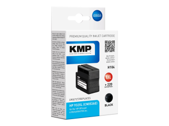 KMP H104 - 35 ml - Größe XXL - Schwarz - kompatibel - Tintenpatrone (Alternative zu HP 932XL, HP CN053AE)