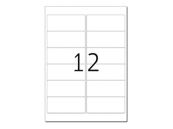 HERMA Special - Matt - selbstklebend - Gelb - 99.1 x 42.3 mm 300 Etikett(en) (25 Bogen x 12)