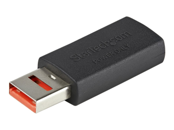 StarTech.com USB-Datenblocker - Secure Charge USB-Schutz - keine Datenübertragung - ChargePower-Only-Adapter für HandyTablet (USBSCHAAMF)
