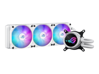 ASUS ROG STRIX LC III 360 ARGB - White Edition - Prozessor-Flüssigkeitskühlsystem - Kühlergröße 360 mm - (für AM4, LGA1200, LGA1700, AM5, LGA115x Socket)