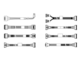 Lenovo Speicherkabelkit - für 2,5" Chassis-Front