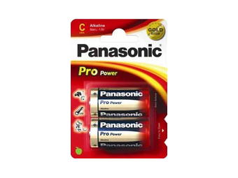 Panasonic 1x2 LR14PPG - Einwegbatterie - Alkali - 1,5 V - 2 Stück(e) - Blau - Gold - Rot - 25,7 mm