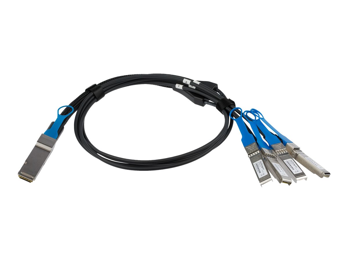 StarTech.com 1m QSFP+ Breakout Kabel - QSFP+ auf 4x SFP+