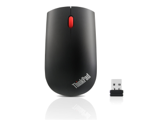 Lenovo ThinkPad Essential Wireless Mouse - Maus - optisch - 3 Tasten - kabellos - 2.4 GHz - kabelloser Empfänger (USB)