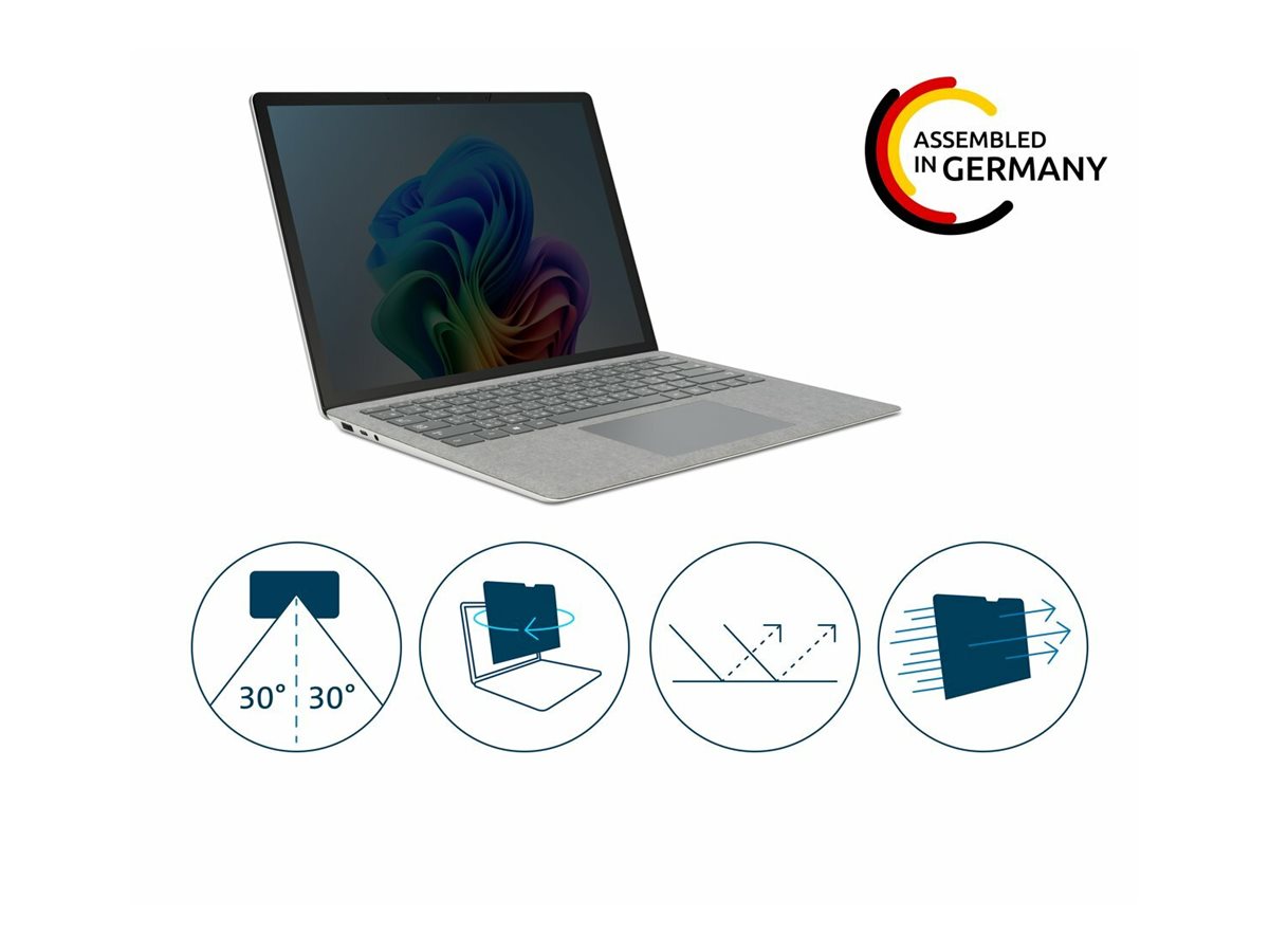 Kensington Blickschutzfilter für Notebook - 2-Wege - abnehmbar - 34.3 cm (13.5")