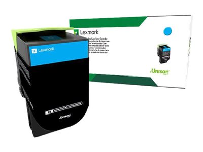Lexmark 702C - Cyan - original - Tonerpatrone LCCP, LRP