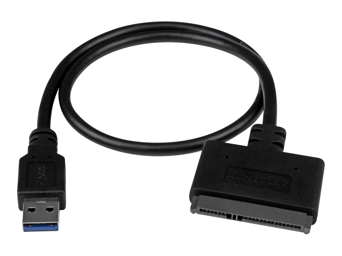 StarTech.com USB 3.1 auf 2,5 (6,4cm) SATA III Adapter Kabel mit UASP - USB 3.1 zu SATA SSDHDD Konverter  Adapterkabel - Speicher-Controller - 2.5" (6.4 cm)