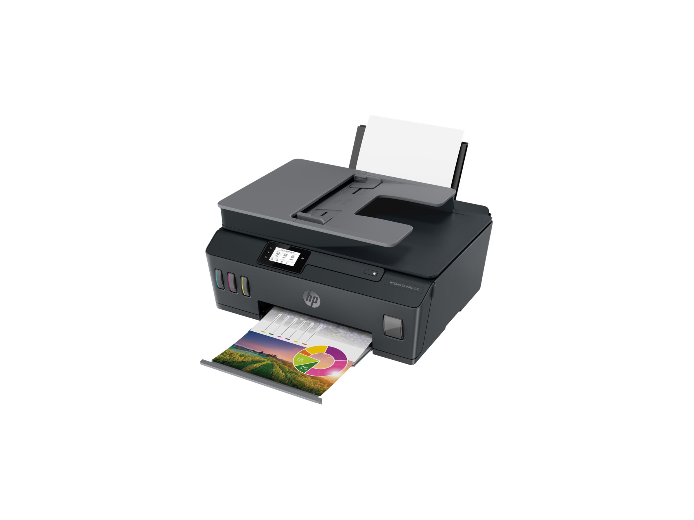 HP Smart Tank Plus 570 Wireless All-in-One - Multifunktionsdrucker - Farbe - Tintenstrahl - wiederbefüllbar - Legal (216 x 356 mm)