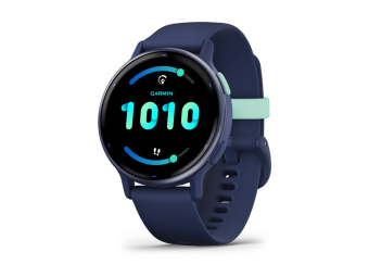 Garmin vívoactive 5 - Marineblau - intelligente Uhr mit Band - Silikon - Handgelenkgröße 125-190 mm - Anzeige 3.04 cm (1.2)