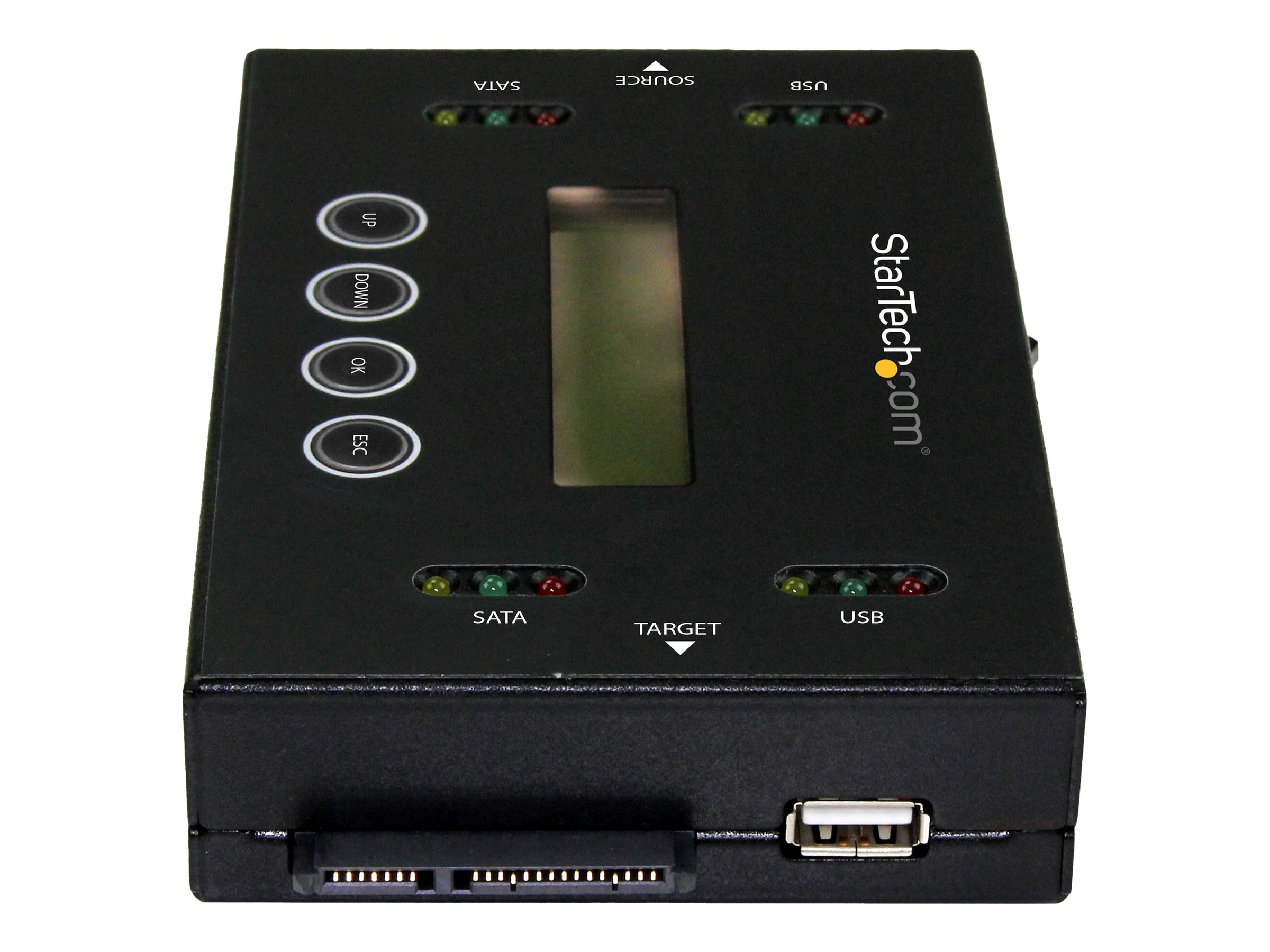 StarTech.com StarTech Laufwerks Duplizierer und Löscher für USB Sticks und 2,5  3,5" SATA Laufwerke - 11 duplizierung plus Cross-interface - Festplatte  USB-Drive-Duplikator - 1 Schächte (Serial ATA-600  USB)