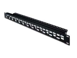 DIGITUS Modulares Patch Panel, 24-Port, abgestuft