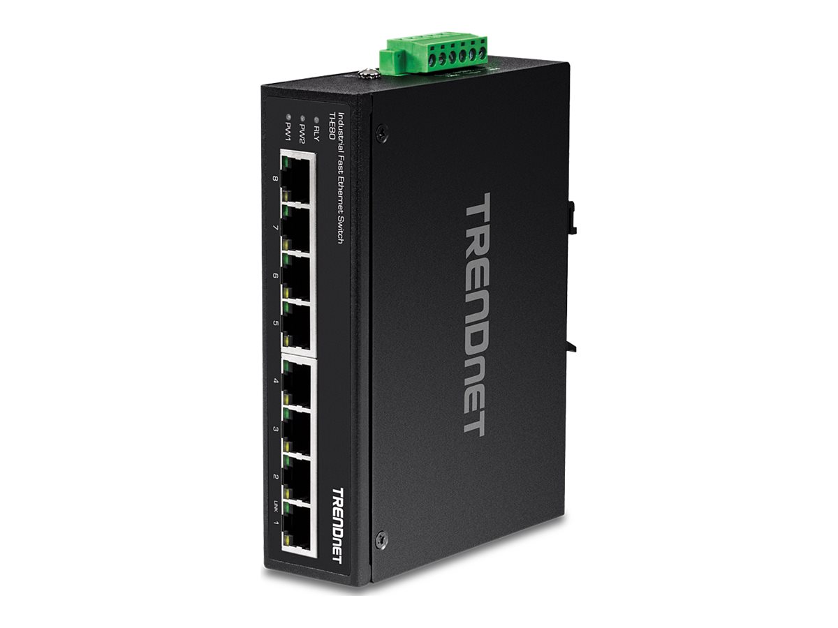 TRENDnet TI-E80 - Switch - unmanaged - 8 x 10100