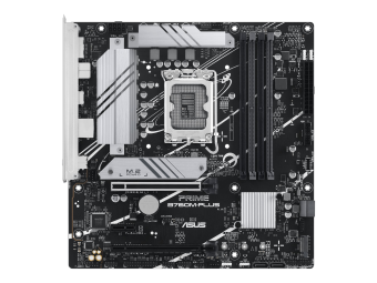 ASUS PRIME B760M-PLUS - Motherboard - micro ATX - LGA1700-Sockel - B760 Chipsatz - USB 3.2 Gen 2 USB 3.2 Gen 1 USB-C 3.2 Gen 1 - 2.5 Gigabit LAN - Onboard-Grafik (CPU erforderlich)