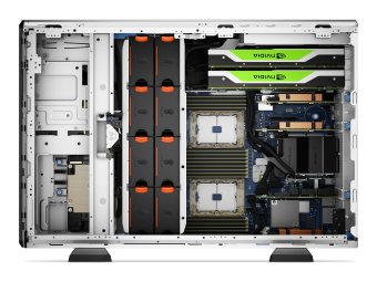 Dell PowerEdge T550 - Server - Tower - zweiweg - 1 x Xeon Silver 4309Y  2.8 GHz - RAM 16 GB - SAS - Hot-Swap 8.9 cm (3.5")
