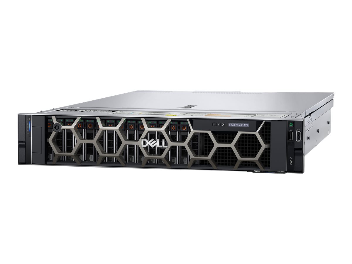 Dell PowerEdge R550 - Server - Rack-Montage - 2U - zweiweg - 1 x Xeon Silver 4310  2.1 GHz - RAM 16 GB - SAS - Hot-Swap 8.9 cm (3.5")