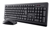 Trust Primo Kabelloses Tastatur-Maus-Set - Schwarz DE - Desktop - 1.200 dpi
