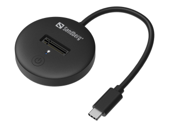 SANDBERG SSD-Dockingstation Schächte 1 - M.2 - M.2 NVMe Card - USB-C 3.2 (Gen 2)