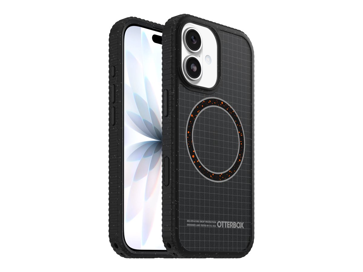 OtterBox Sole Series - Hintere Abdeckung für Mobiltelefon - MagSafe-Kompatibilität - Polycarbonat, Nylongewebe, thermoplastischer Elastomer (TPE)