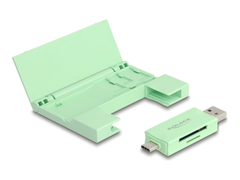 Delock Kartenleser (microSD SD MMC) - USB