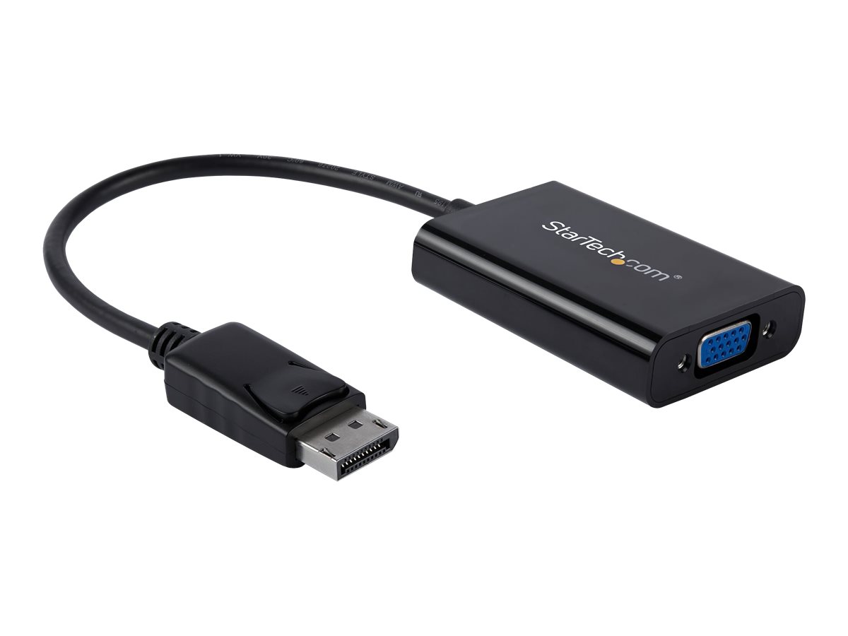 StarTech.com DisplayPort to VGA Adapter with Audio - 1920x1200 - DP to VGA Converter for Your VGA Monitor or Display (DP2VGAA)