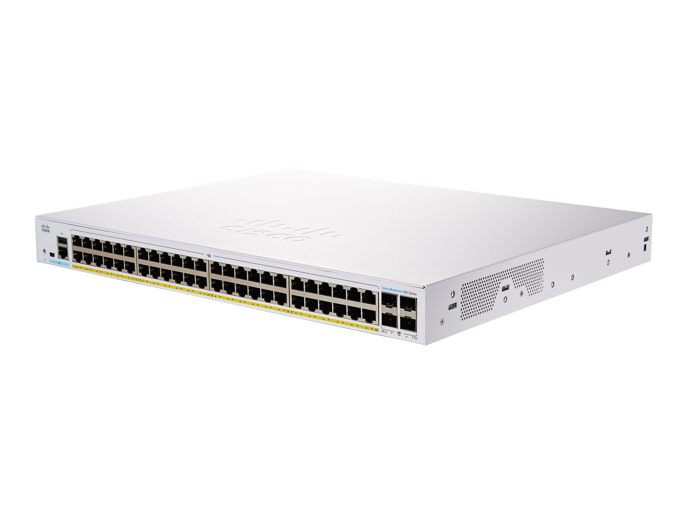 Cisco Business 250 Series CBS250-48P-4X - Switch - L3 - Smart - 48 x 101001000 (PoE+)