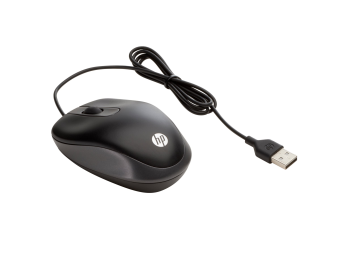 HP Travel - Maus - optisch - 3 Tasten - kabelgebunden