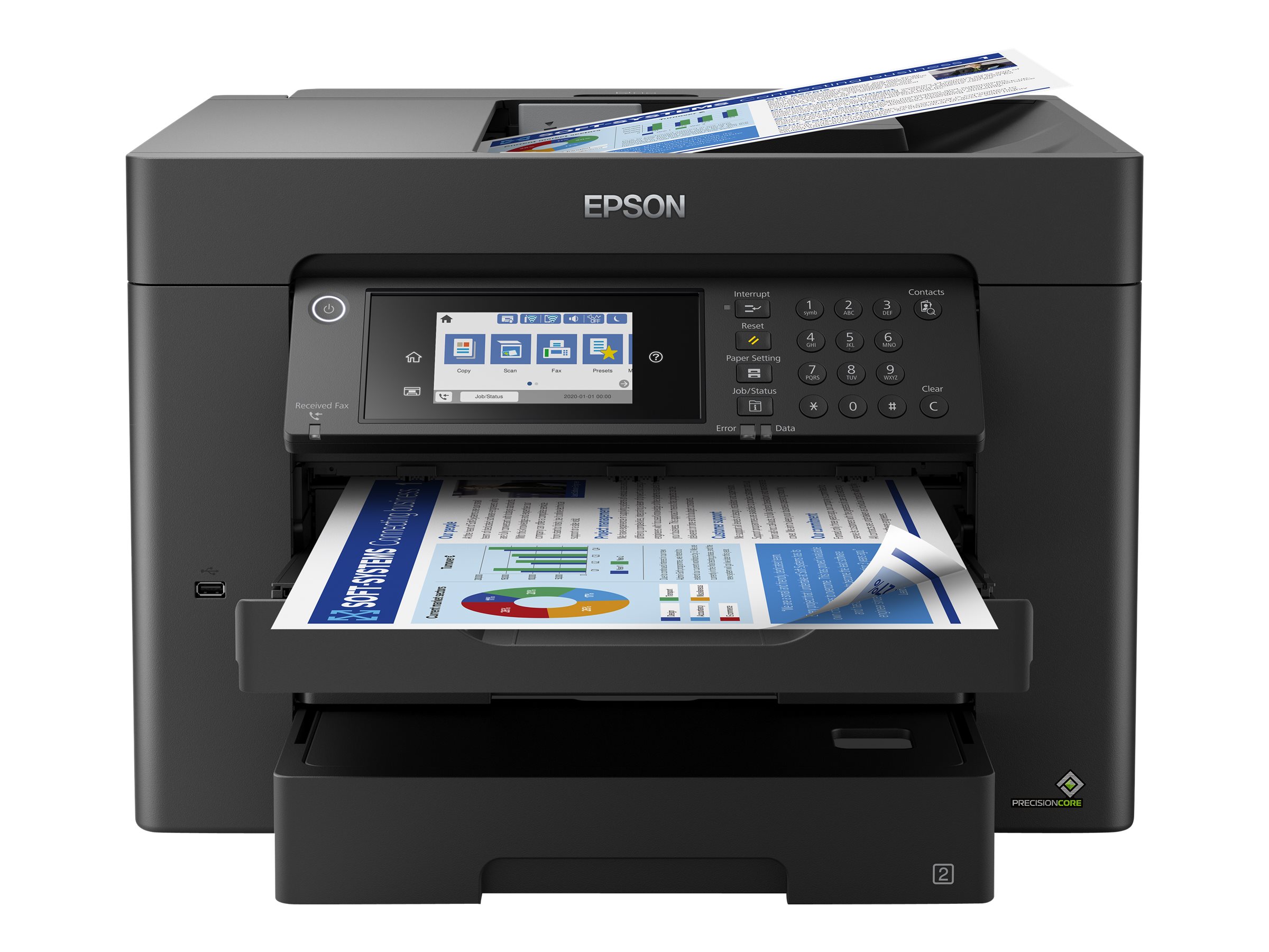 Epson WorkForce WF-7840DTWF - Multifunktionsdrucker - Farbe - Tintenstrahl - A3 (297 x 420 mm)