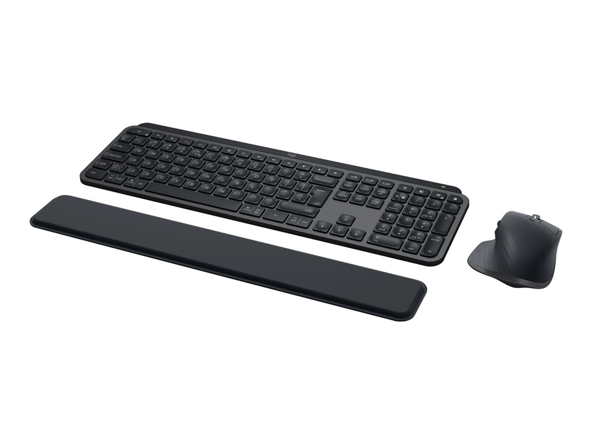 Logitech MX Keys S Combo - Tastatur-und-Maus-Set - hinterleuchtet - kabellos - Bluetooth LE - Nordisch (DänischFinnischNorwegischSchwedisch)