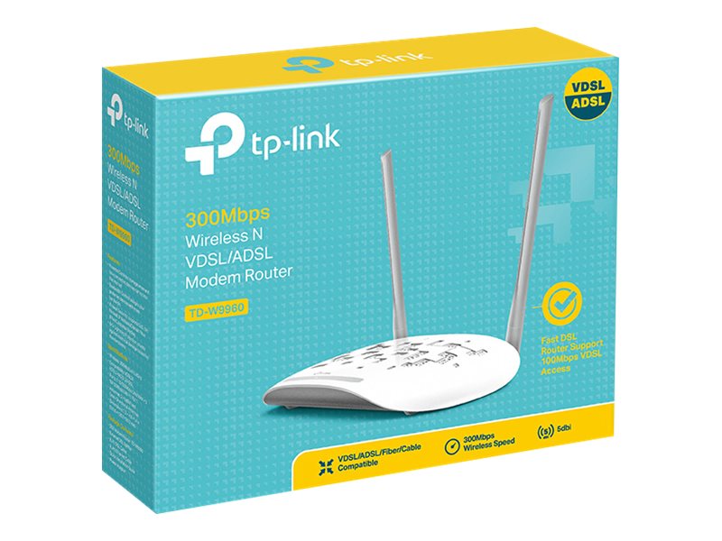 TP-LINK TD-W9960 - Wireless Router - DSL-Modem 4-Port-Switch