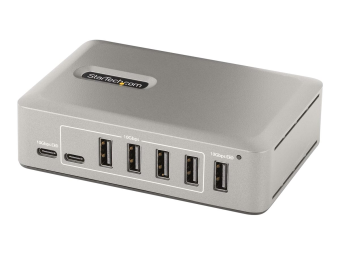 StarTech.com 10-Port USB-C Hub, USB C VerteilerSplitter mit Netzteil