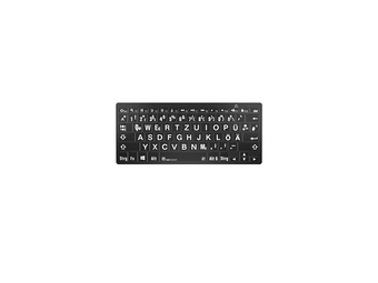 Logickeyboard LKB-LPWB-BTPC-DE - Kabellos - Bluetooth - QWERTZ - Schwarz