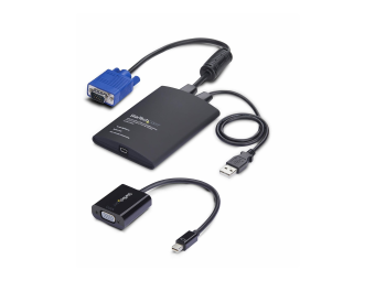 StarTech.com Portable Laptop Crash Cart Adapter, USBVGAMini DisplayPort KVM Console, File Transfer and Video Capture