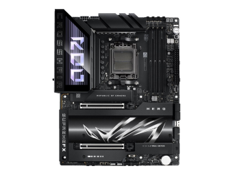 ASUS ROG CROSSHAIR X870E HERO - Motherboard - ATX - Socket AM5 - AMD X870E Chipsatz - USB4 USB 3.2 Gen 2 USB-C 3.2 Gen2 USB 3.2 Gen 1 USB-C 3.2 Gen 2x2 - Wi-Fi 7 Bluetooth 5 Gigabit Ethernet - Onboard-Grafik (CPU erforderlich)