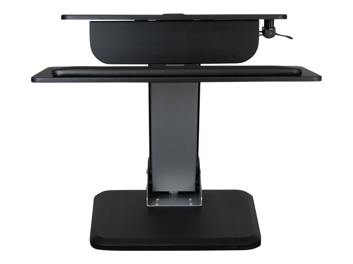 StarTech.com Height Adjustable Standing Desk Converter - Sit Stand Desk with One-finger Adjustment - Ergonomic Desk (ARMSTS)