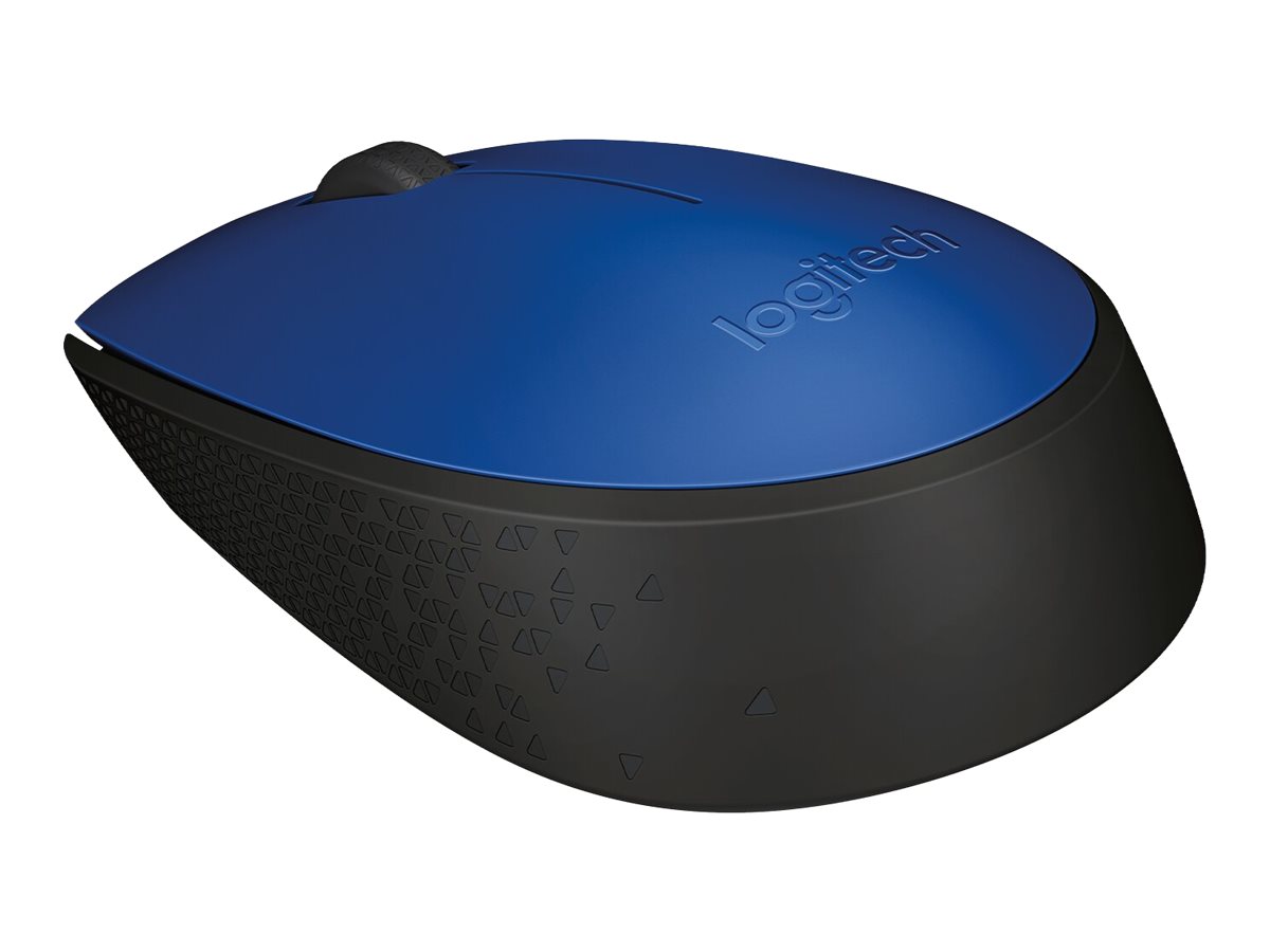 Logitech M171 - Maus - rechts- und linkshändig - kabellos - 2.4 GHz - kabelloser Empfänger (USB)