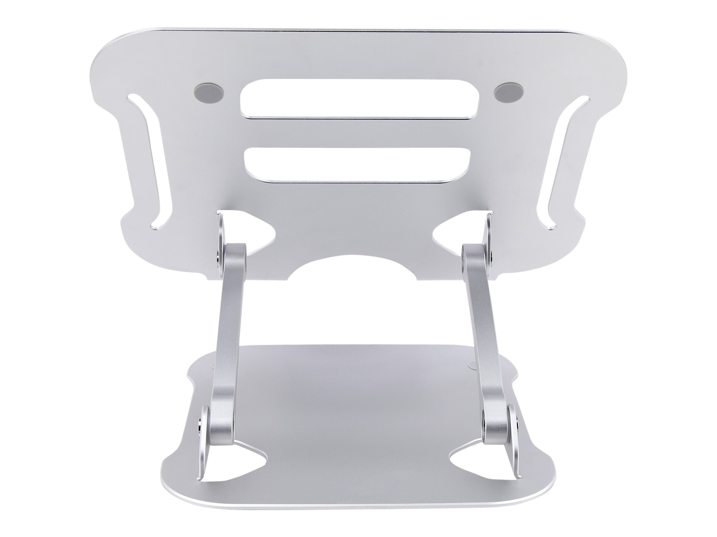 StarTech.com Laptop Stand for Desk, Ergonomic Laptop Stand Adjustable Height, Aluminum, Portable, Supports up to 22lb (10kg)