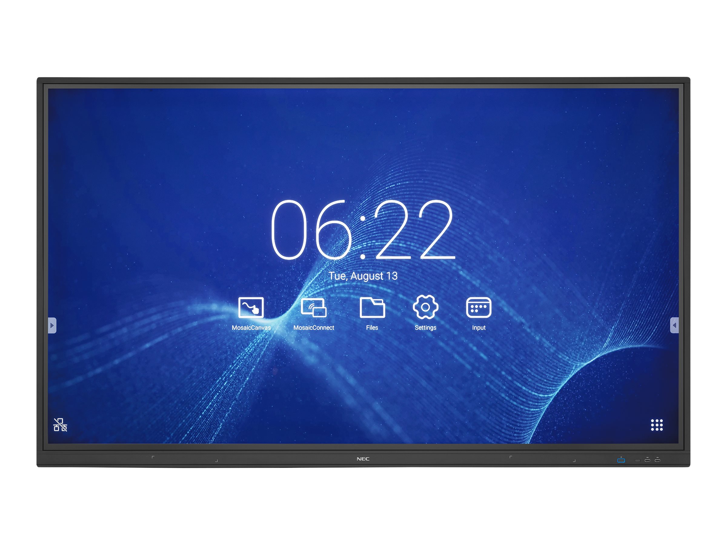 NEC MultiSync CB861Q - 217 cm (86") Diagonalklasse CB Series LCD-Display mit LED-Hintergrundbeleuchtung - interaktive Digital Signage - mit Touchscreen (Multi-Touch)