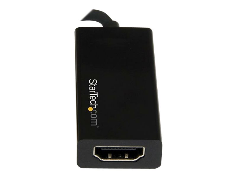 StarTech.com USB C to HDMI Adapter - USB 3.1 Type C Converter - 4K 30Hz UHD - Videoadapter - 24 pin USB-C männlich zu HDMI weiblich - 14.7 cm - Schwarz - unterstützt 4K 30 Hz (3840 x 2160)
