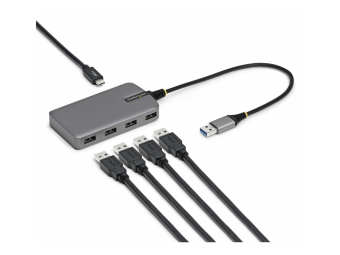 StarTech.com Hub - 4 x USB 3.2 Gen 1 + 1 x USB-C + 1 x USB-A 3.2 Gen 1