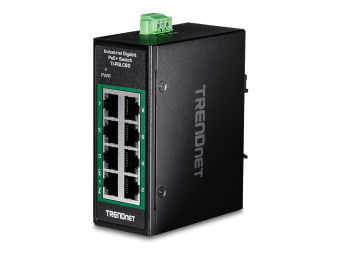 TRENDnet TI-PGLC80 - Version V1.xR - Switch - industrial, mini - 8 x 101001000 (PoE+)