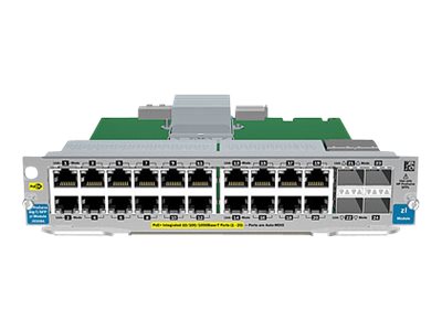 HPE 20-port Gig-T PoE+4-port SFP v2 zl Module - Erweiterungsmodul - Gigabit Ethernet (PoE+)